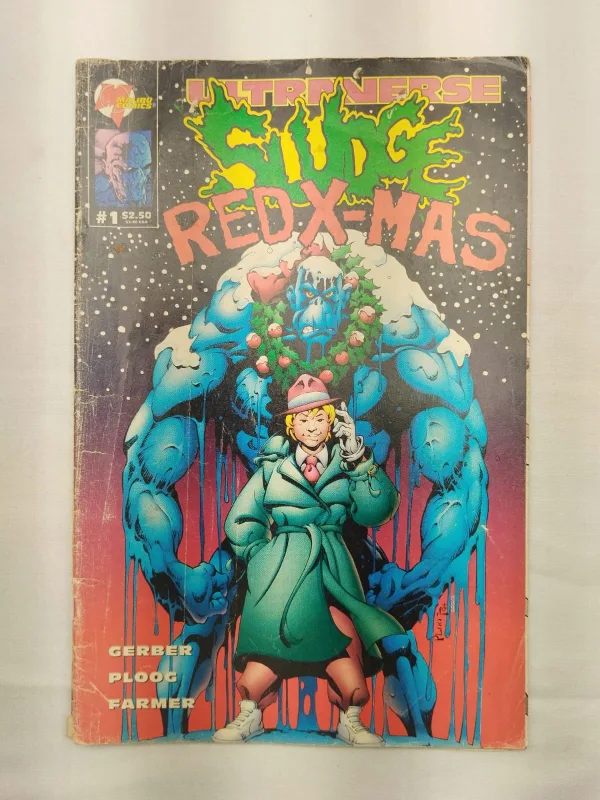 Red X-Mas No. 1 – Modern Christmas Graphic Novel, Dark Holiday Adventure, Collectible Scout Comics Edition