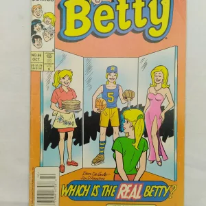 Betty comics, Archie Comics, vintage comics, classic comics, collectible comics, teen humor, retro comics, comic collectors, rare comics, comic book collection, comic auctions, comic marketplace, comic series, romantic comedy, teen romance, comic art, comic sale, comic trading, comic fans, comic shop, nostalgic comics, comic book fans, comic culture, comic community, comic storytelling, collectible edition, 1960s comics, classic Archie, comic book store, comic collectors edition, comic characters, comic issues, comic trade, comic lovers, comic storyline, humorous comics, teen comics, comic fandom, comic enthusiasts, comic adventure, comic collection
