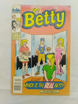 Betty comics, Archie Comics, vintage comics, classic comics, collectible comics, teen humor, retro comics, comic collectors, rare comics, comic book collection, comic auctions, comic marketplace, comic series, romantic comedy, teen romance, comic art, comic sale, comic trading, comic fans, comic shop, nostalgic comics, comic book fans, comic culture, comic community, comic storytelling, collectible edition, 1960s comics, classic Archie, comic book store, comic collectors edition, comic characters, comic issues, comic trade, comic lovers, comic storyline, humorous comics, teen comics, comic fandom, comic enthusiasts, comic adventure, comic collection