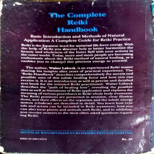 The Complete reiki handbook  (pages 192)