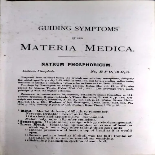 The guiding symptoms of our materia medica (pages 658) (covers are damaged)