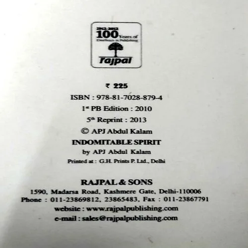 Indomitable Spirit (pages 254)