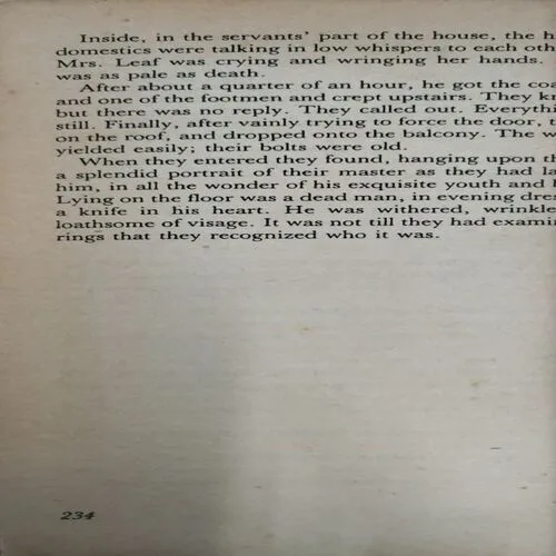 The Picture Of The Dorian Gray (pages 234)