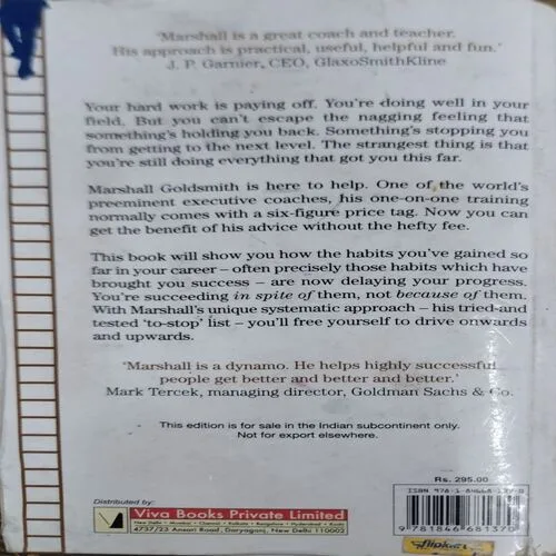 What got you here Won’t get you there  (pages 236)