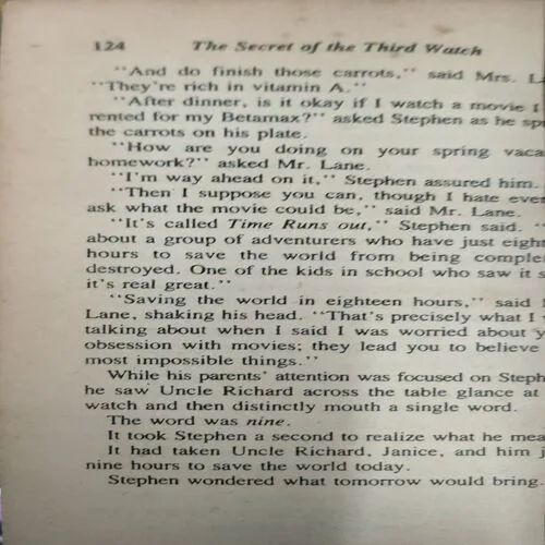 The Secret of the third watch (pages 124)