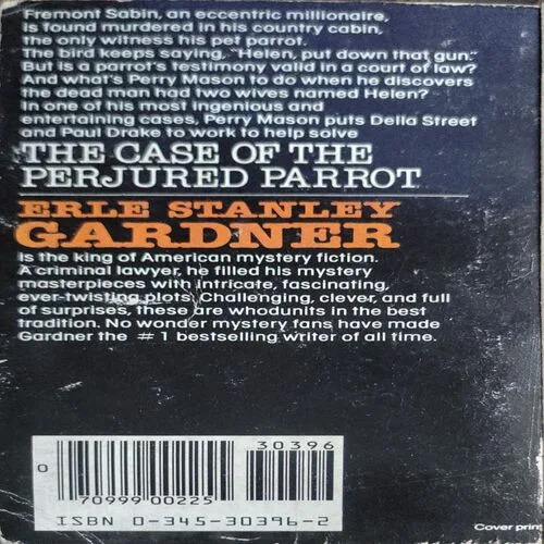 The Case of the perjured parrot (pages 168)