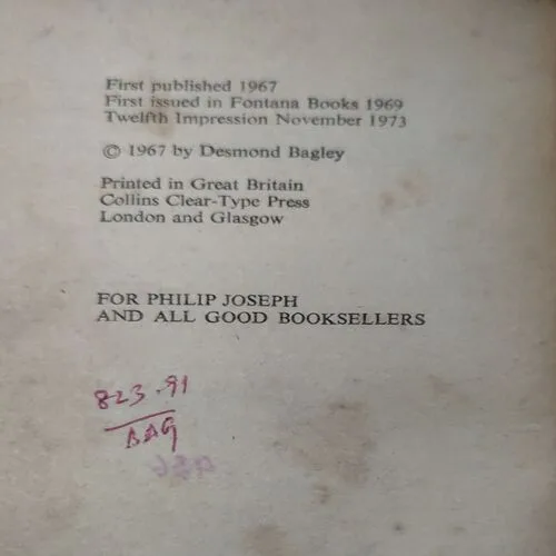 Desmond Bagley  (pages 254)