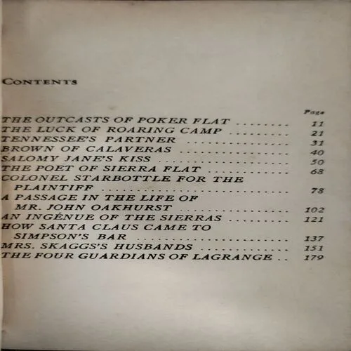 The Outcastes of poker flat (pages 190)