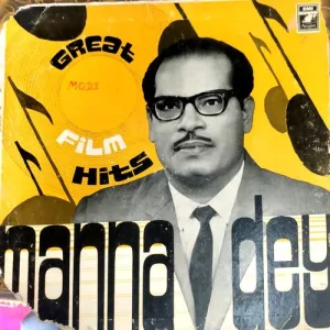 Great Filmy Hits Manna Dey (Vinyl Cover)