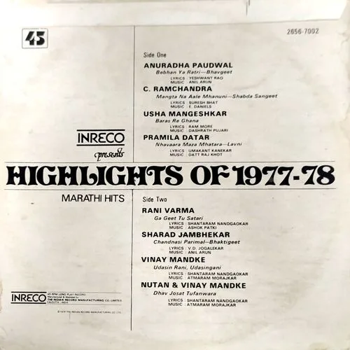 Highlights      1977- 1978