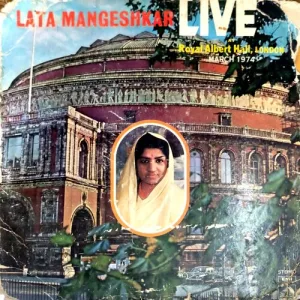Lata Mangeshkar Live (vinyl cover)