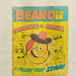 vintage comics, collectible edition, British comics, children’s comics, Beano magazine, Minnie the Minx, comic origin, classic tales, retro art, exclusive cover, old comics, legendary issue, comic collectors, must-have comic, mischief comic, fun for kids, British humor, creative series, timeless favorite, weekly comic, print comic, best comics, masterpiece, bestseller, limited release, beloved series, childhood favorite, famous character, comic magazine, iconic girl, comic story, famous comics, comic book, cultural icon, trending now, family comic, comic fans, award-winning, unique find, comic value