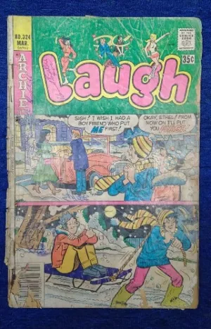 Archie comics, Laugh comic, Archie Series, vintage comic, 1978 comic, collector edition, teen humor, classic comic, American comic, comic book, nostalgic comic, collectible comic, comic fans, comic trading, comic shop, comic community, comic art, comic series, comic fan base, humorous comic, comic collectors, comic marketplace, comic readers, comic stories, comic narratives, classic humor, teenage adventure, comic edition, comic auctions, comic culture, comic sellers, comic book fans, comic display, comic plot, legendary comics, comedic series, vintage comics USA, retro comics, comic books USA, comic book store, funny comic, comic events, comic auctions, comic collection, comic enthusiasts, comic lovers, American humor, comic plot lines, comic characters, comic illustrations, illustrated comic, comic storytelling, comic artwork, comic collectors USA, comic editions USA, comic buyers, comic fans USA, comic market, comic book retailers, vintage comic store, comic series USA, Archie characters, comic fandom USA, retro comic book, classic comic books, nostalgic comics USA, comic community USA, comic buyers USA, comic trade fairs, comic book traders, comic book fairs, comic book collection USA, comic art fans, comic book culture, comic sellers USA, comic legends USA, classic teen comics, comic nostalgia, humorous comic strips, comic humor, American comic books, comic fan communities, comic storylines, teen comics USA, classic comic editions, comic classics USA, comic enthusiasts USA, comic book events, comic vintage, comic collector editions, comic book archive, comic book lovers USA