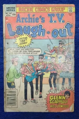 Archie Comics, Archie's T.V. Laugh-Out, vintage comic, 1985 comic, collector edition, teen humor, classic comic, American comic, comic book, nostalgic comic, collectible comic, comic fans, comic trading, comic shop, comic community, comic art, comic series, comic fan base, humorous comic, comic collectors, comic marketplace, comic readers, comic stories, comic narratives, classic humor, teenage adventure, comic edition, comic auctions, comic culture, comic sellers, comic book fans, comic display, comic plot, legendary comics, comedic series, vintage comics USA, retro comics, comic books USA, comic book store, funny comic, comic events, comic auctions, comic collection, comic enthusiasts, comic lovers, American humor, comic plot lines, comic characters, comic illustrations, illustrated comic, comic storytelling, comic artwork, comic collectors USA, comic editions USA, comic buyers, comic fans USA, comic market, comic book retailers, vintage comic store, comic series USA, Archie characters, comic fandom USA, retro comic book, classic comic books, nostalgic comics USA, comic community USA, comic buyers USA, comic trade fairs, comic book traders, comic book fairs, comic book collection USA, comic art fans, comic book culture, comic sellers USA, comic legends USA, classic teen comics, comic nostalgia, humorous comic strips, comic humor, American comic books, comic fan communities, comic storylines, teen comics USA, classic comic editions, comic classics USA, comic enthusiasts USA, comic book events, comic vintage, comic collector editions, comic book archive, comic book lovers USA