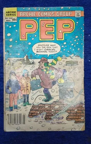 Archie Comics, PEP comic, vintage comic, 1985 comic, collector edition, teen humor, classic comic, American comic, comic book, nostalgic comic, collectible comic, comic fans, comic trading, comic shop, comic community, comic art, comic series, comic fan base, humorous comic, comic collectors, comic marketplace, comic readers, comic stories, comic narratives, classic humor, teenage adventure, comic edition, comic auctions, comic culture, comic sellers, comic book fans, comic display, comic plot, legendary comics, comedic series, vintage comics USA, retro comics, comic books USA, comic book store, funny comic, comic events, comic auctions, comic collection, comic enthusiasts, comic lovers, American humor, comic plot lines, comic characters, comic illustrations, illustrated comic, comic storytelling, comic artwork, comic collectors USA, comic editions USA, comic buyers, comic fans USA, comic market, comic book retailers, vintage comic store, comic series USA, Archie characters, comic fandom USA, retro comic book, classic comic books, nostalgic comics USA, comic community USA, comic buyers USA, comic trade fairs, comic book traders, comic book fairs, comic book collection USA, comic art fans, comic book culture, comic sellers USA, comic legends USA, classic teen comics, comic nostalgia, humorous comic strips, comic humor, American comic books, comic fan communities, comic storylines, teen comics USA, classic comic editions, comic classics USA, comic enthusiasts USA, comic book events, comic vintage, comic collector editions, comic book archive, comic book lovers USA