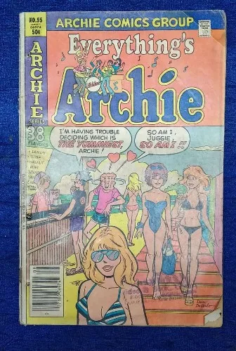 Archie Comics, Everything's Archie, vintage comic, 1981 comic, collector edition, teen humor, classic comic, American comic, comic book, nostalgic comic, collectible comic, comic fans, comic trading, comic shop, comic community, comic art, comic series, comic fan base, humorous comic, comic collectors, comic marketplace, comic readers, comic stories, comic narratives, classic humor, teenage adventure, comic edition, comic auctions, comic culture, comic sellers, comic book fans, comic display, comic plot, legendary comics, comedic series, vintage comics USA, retro comics, comic books USA, comic book store, funny comic, comic events, comic auctions, comic collection, comic enthusiasts, comic lovers, American humor, comic plot lines, comic characters, comic illustrations, illustrated comic, comic storytelling, comic artwork, comic collectors USA, comic editions USA, comic buyers, comic fans USA, comic market, comic book retailers, vintage comic store, comic series USA, Archie characters, comic fandom USA, retro comic book, classic comic books, nostalgic comics USA, comic community USA, comic buyers USA, comic trade fairs, comic book traders, comic book fairs, comic book collection USA, comic art fans, comic book culture, comic sellers USA, comic legends USA, classic teen comics, comic nostalgia, humorous comic strips, comic humor, American comic books, comic fan communities, comic storylines, teen comics USA, classic comic editions, comic classics USA, comic enthusiasts USA, comic book events, comic vintage, comic collector editions, comic book archive, comic book lovers USA