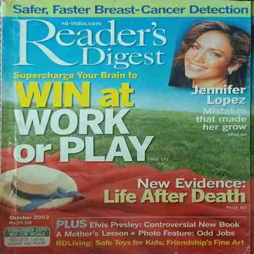 Reader 's Digest ( October 2003 ) Reader 's Digest ( October 2003 )