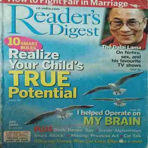 Reader 's Digest ( July 2003 ) Reader 's Digest ( July 2003 )