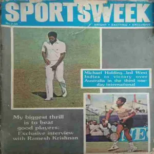 Sportsweek( May 9-15 1984 )small cut front page & half cut of last page