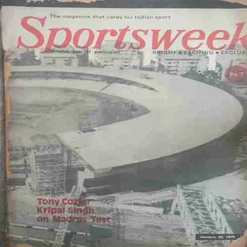 Sportsweek ( January 26 , 1975) Small cut of front & last page