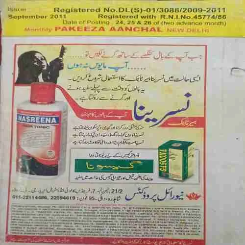 Pakeeza Aanchal ( September 2011 )