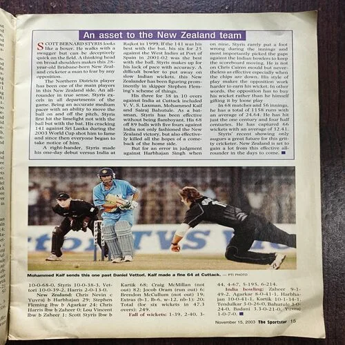 Sportstar ( November 2003 )