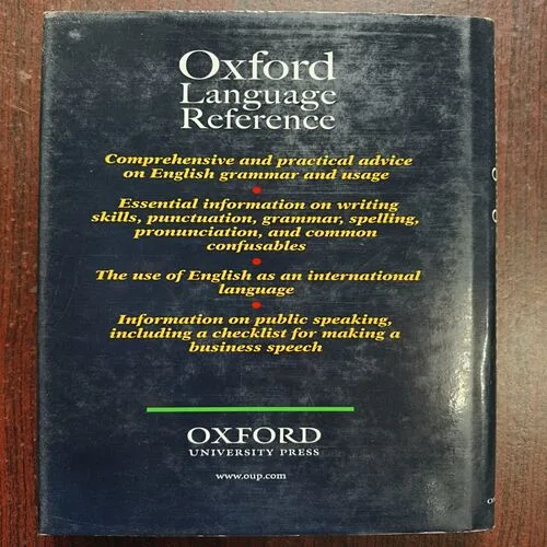 The Oxford Compendium Of English , 1 Language Reference 2 Quotations And Proverbs 3 Dictionary And Thesaurus