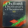 The Oxford Compendium Of English , 1 Language Reference 2 Quotations And Proverbs 3 Dictionary And Thesaurus