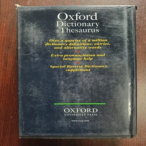 The Oxford Compendium Of English , 1 Language Reference 2 Quotations And Proverbs 3 Dictionary And Thesaurus