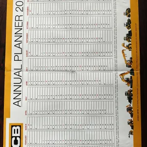 JCB Annual Planner 2014 ( Poster No 13 )