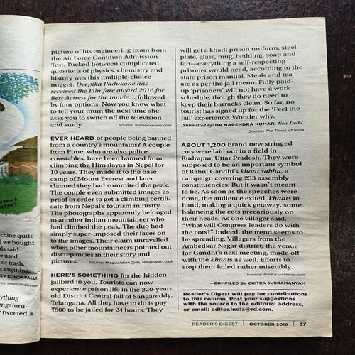 Reader's Digest ( October 2016 )