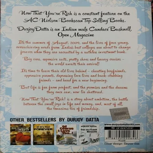 Now That You're Rich  (By Durjoy Datta and Maanvi Ahuja) (Total Pages = 248)