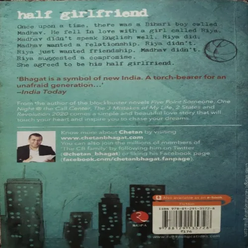 Half Girlfriend (By Chetan Bhagat) (Total Pages = 260)