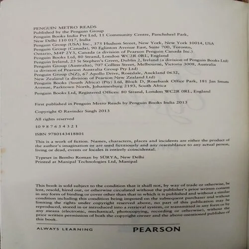 Like It Happened Yesterday (By Ravinder Singh) (Total Pages = 200)