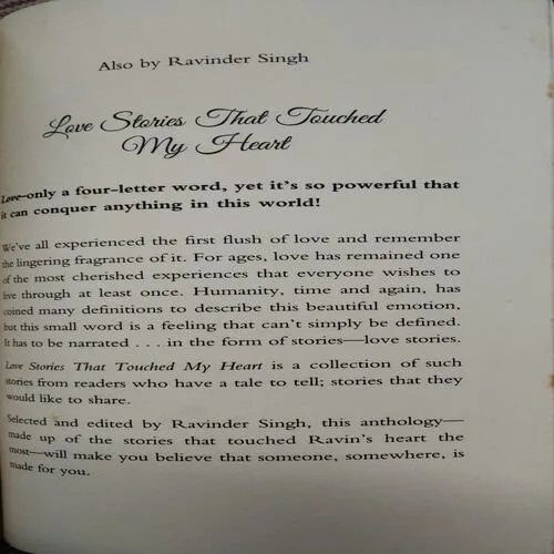 Like It Happened Yesterday (By Ravinder Singh) (Total Pages = 200)