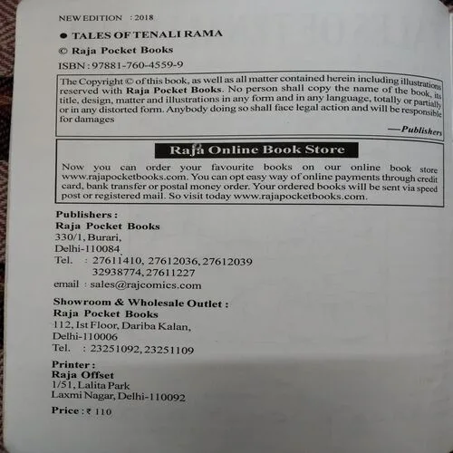 Document 6_2 1 Tales Of Tenali Rama (Total Pages = 174)