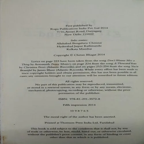 Half Girlfriend (By Chetan Bhagat) (Total Pages = 260)