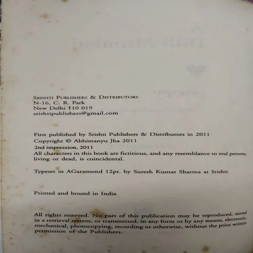 Document 6_27 A Dilli-Mumbai Story...when love won over terror (By Abhimanyu Jha) (Total Pages = 221)