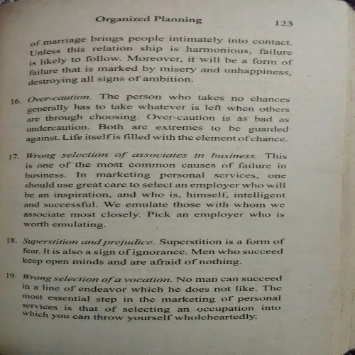 Think And Grow Rich (By Napoleon Hill) (Total Pages = 266)