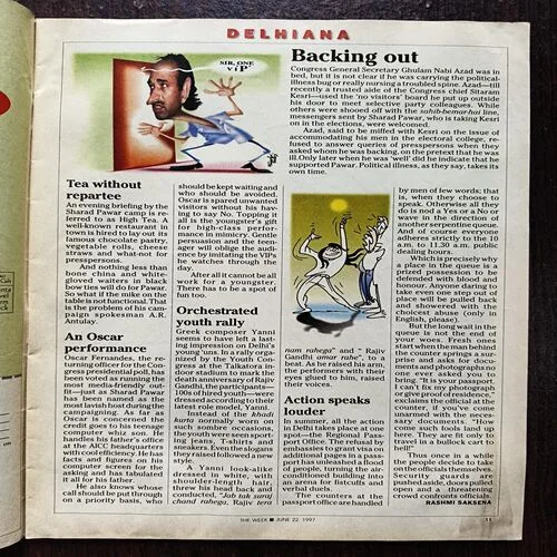 The Week ( June 1997 )