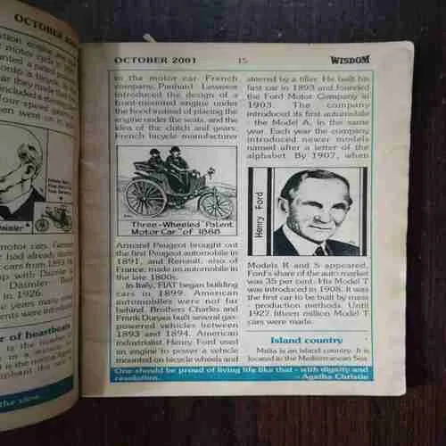 Wisdom ( October 2001 )( Rs. 7 )