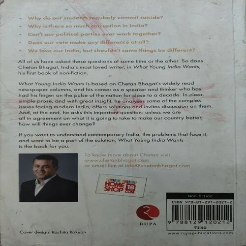 Document 6_37 What Young India Wants (By Chetan Bhagat) (Total Pages = 181)