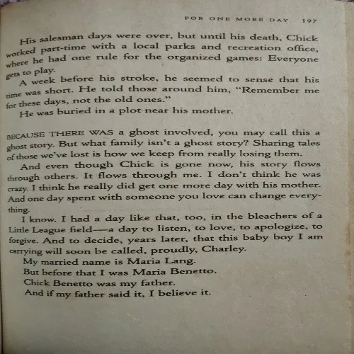 Document 6_4 For One More Day (By Mitch Albom) (Total Pages = 197)