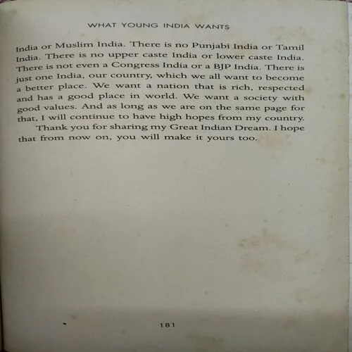 Document 6_44 What Young India Wants (By Chetan Bhagat) (Total Pages = 182)