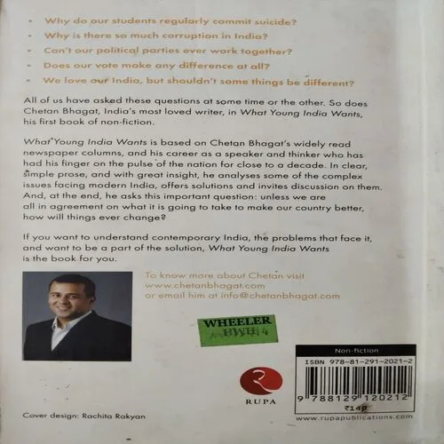 Document 6_45 What Young India Wants (By Chetan Bhagat) (Total Pages = 182)