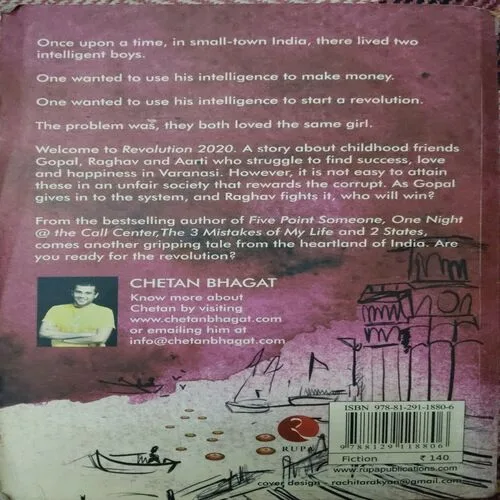 Revolution 2020 (By Chetan Bhagat) (Total Pages = 296)