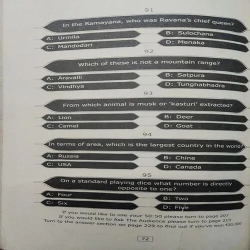 Document 6_51 Kaun Banega Crorepati: The Official Book (Total Pages = 234)