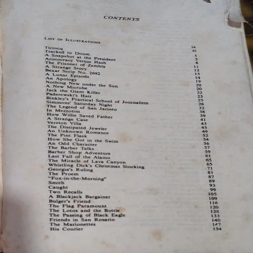 Collected Stories Of O.Henry (Little cut in upper right side of first few pages) (Total Pages = 843)