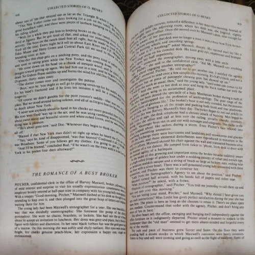 Collected Stories Of O.Henry (Little cut in upper right side of first few pages) (Total Pages = 843)