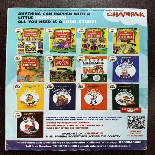 Champak ( September 1st 2025 ) ( Front cover Half Cut )
